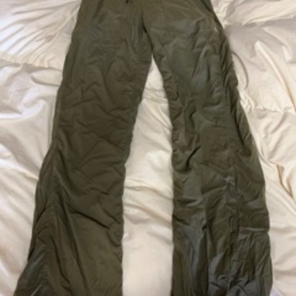 COPY - Lululemon Dance Studio pants lined Army Green 2 Full Length Cinched hem - Picture 2 of 15